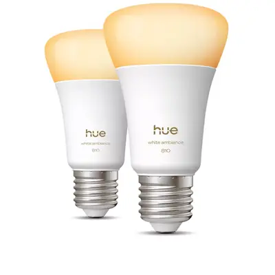 Philips Bec LED Philips Hue, E27, 6W, Alb si Color, Bluetooth/Zigbee