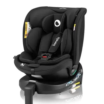 Scaun auto, Lionelo, i-Size Navy, 0-36 Kg, 40-150 cm, Cu isofix si picior de fixare, Protectie…