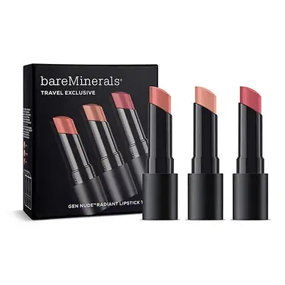 Set Ruj Bareminerals Gen Nude Radiant Lipstick Trio 3 x 3.5 Gr (Gramaj: 3 x 3,5 g)