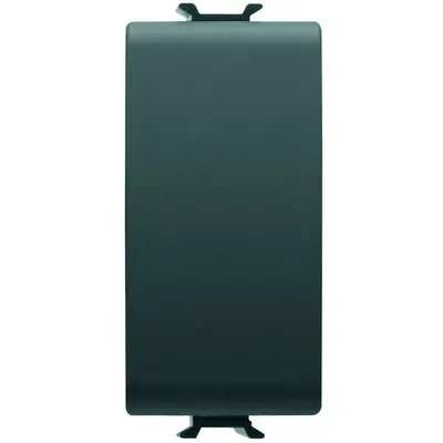 Intrerupator simplu 1 modul Gewiss Chorus GW12001, negru satinat