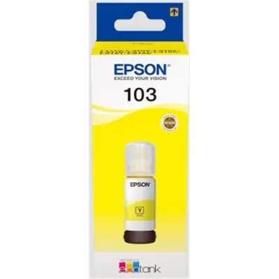 Cartus cerneala Epson 103 EcoTank, acoperire 7500 pagini, 70 ml (Galben)