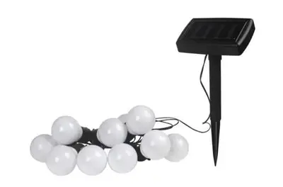 Kit panou solar Flink FK-FS-086-KIT, 1.5 lumeni, 10 LED-uri, Lumina calda, IP44 (Negru)
