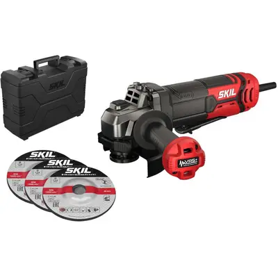 Skil 9131 GA Polizor unghiular, 720W, 12.000rpm, 125mm, cu geanta de transport si 3x discuri de…