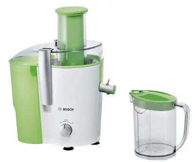 Storcator de fructe si legume Bosch VitaJuice MES25G0, 700 W, 2 viteze, Safety Stop, tub alimentare…
