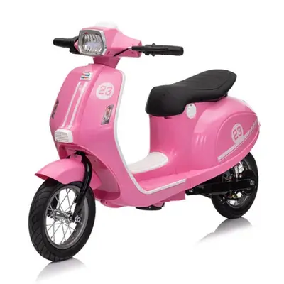 Scuter electric pentru copii, Kinderauto Retro, 350W, 24V 10Ah, roti gonflabile, music player…