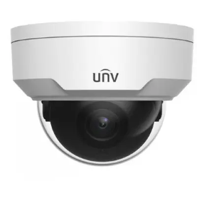 Camera dome IP UNV IPC328LR3-DVSPF28-F, 8 MP, lentila 2.8 mm, IR 30m, IK10, Ultra 265, fara slot…