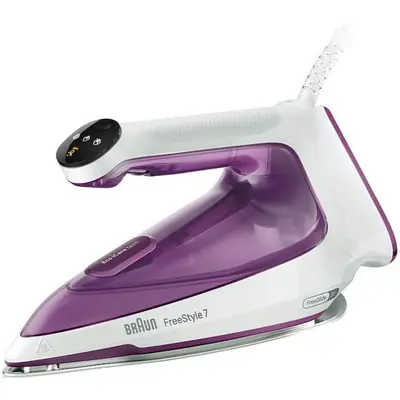 BRAUN Fier de calcat Braun FreeStyle 7 FI7215VI, 2000W, jet de abur 230g/min, abur variabil 0-50…