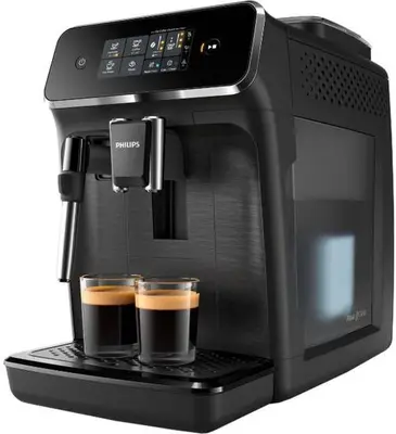 Espressor Automat Philips Series 2200 EP2220/10, 15 bar, 12 Setari de macinare, Afisaj tactil…