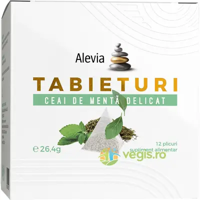 Tabieturi Ceai de Menta Delicat 12 plicuri piramida