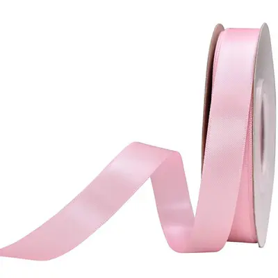 Benzi satinate lățime 5cm (set 4 role, total 92m) - Roz