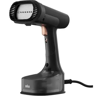 BRAUN Aparat de calcat vertical cu abur BRAUN GS7077BK, 1600W, 35g/min, 250ml, talpa Dual FreeGlide…
