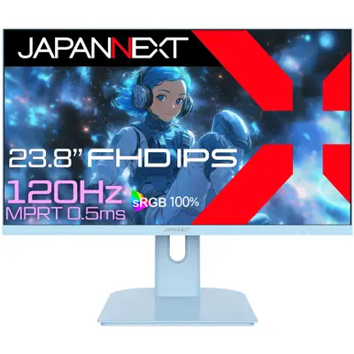 JAPANNEXT Monitor Gaming IPS LED JAPANNEXT 23.8 JN-IPS238G120F-BB, Full HD (1920 x 1080), VGA…