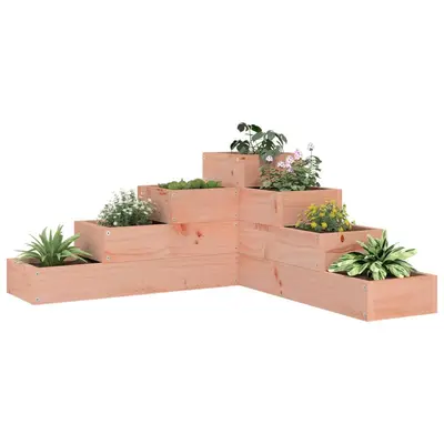 Jardiniera gradina 4 niveluri, 80,5x79x36 cm lemn masiv douglas