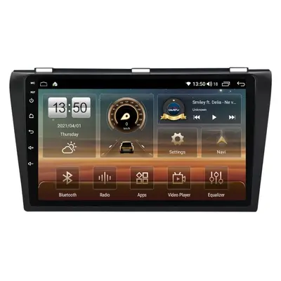 Navigatie dedicata cu Android Mazda 3 2003 - 2009, 4GB RAM, Radio GPS Dual Zone, Display HD QLED 9"…