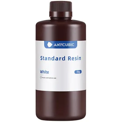 ANYCUBIC Rasina imprimanta 3D ANYCUBIC AnyCubic Standard Resin (White), 1 kg, Alb, 365-405 nm