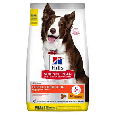 Hrana uscata caini, Hill's Science Plan Canine Adult Perfect Digestion Medium, 2.5 kg