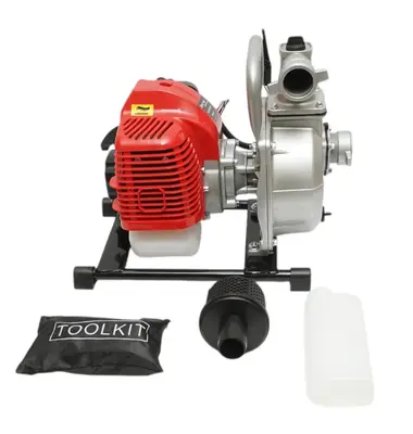 Motopompa apa 8.5cp, 58cc, 2 timpi, racire cu aer, 7000rpm, 15m3/h, inaltime 22m, 1.5 toli +…