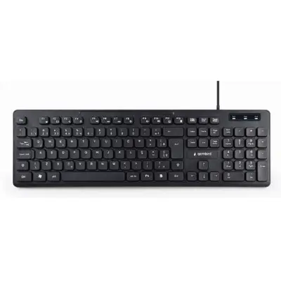 GEMBIRD Tastatura Gembird KB-MCH-04, cu cablu, negru, US layout