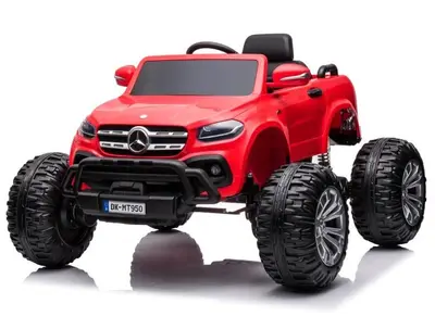 Masinuta electrica Mercedes X-Class Monster Truck, 180W, 4x4, roti moi, scaun tapitat, telecomanda…