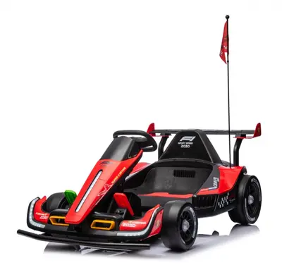 Kart electric pentru copii 3-11 ani, Racing F1 500W, 24V, telecomanda, bluetooth, functie drift…