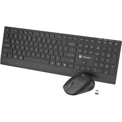 natec Kit Natec Stingray 2, tastatura wireless tip membrana, 109 taste, mouse wireless, rezolutie…