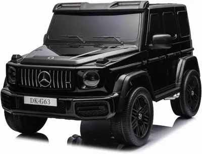 Masinuta electrica copii Mercedes G63, 2 locuri, 4x4, 800W, 24V 14Ah, MP4, neagra