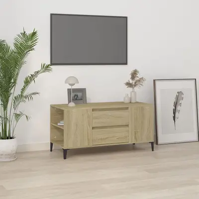 Comoda tv, stejar sonoma, 102x44,5x50 cm, lemn prelucrat