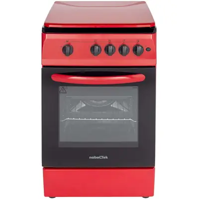 NobeLTek Aragaz NobeLTek NLT 5602R/G1, gaz, 50 cm, rosu