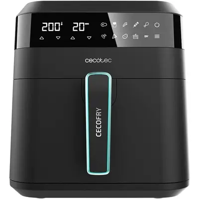 CECOTEC Friteuza cu aer cald, fara ulei Cecotec Cecofry Experience 6000, 1700W, 6L, Control tactil…