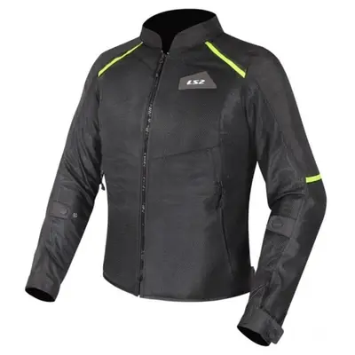 Jacheta LS2 Breeze Lady, negru galben, marime L