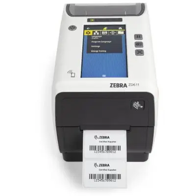 ZEBRA Imprimanta de etichete Zebra ZD611t-HC Healthcare, Transfer termic, Color Touch LCD, 203 dpi…