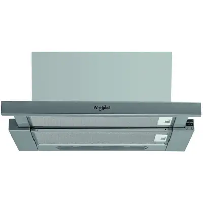 Whirlpool Hota telescopica Whirlpool AKR 634 GY/3, iluminare LED, Argintiu