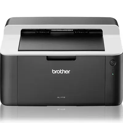 Imprimanta Monocrom Brother HL-1112E, A4, USB, 20ppm (Negru/Alb)