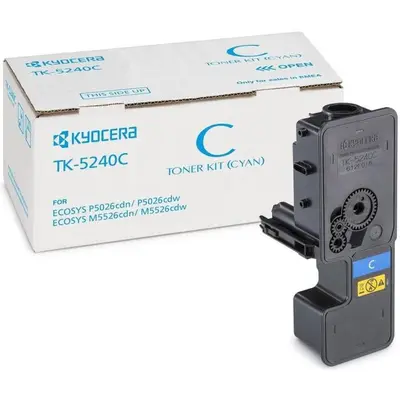 Kyocera Cartus Toner Cyan TK-5240C 3K Original Kyocera M5526CDN