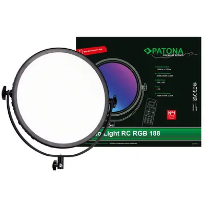 Patona Lampa LED circulara Patona soft light lamp RGB-188A with app control - 4284