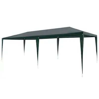 Cort de petrecere, verde, 3 x 6 m, pe