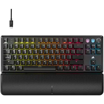 CORSAIR Tastatura gaming mecanica Corsair K70 PRO TKL, Hall Effect Programmable , MGX Hyperdrive…
