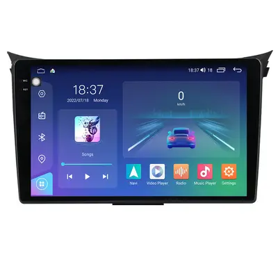Navigatie dedicata cu Android Hyundai i30 2011 - 2017, 8GB RAM, Radio GPS Dual Zone, Display 2K…