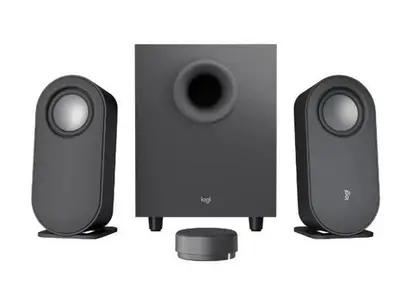 Boxe 2.1 Logitech Z407, 40W RMS, Bluetooth, USB, telecomanda wireless (Negru)