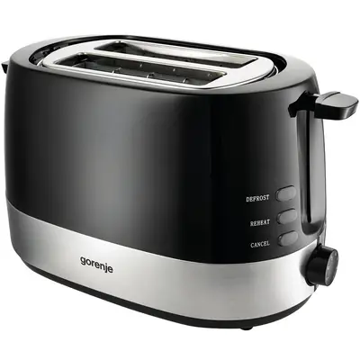 Gorenje Prajitor de paine Gorenje T850BK, 850 W, 2 Felii, Control electronic cu 7 grade de…