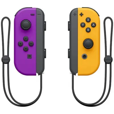 NINTENDO Joy-Con, Bluetooth Gamepad Analog / Digital Nintendo Switch, Violet-Portocaliu