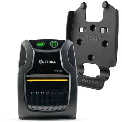 RAM MOUNTS RAM Suport de imprimanta cu eliberare rapida pentru seria Zebra ZQ320