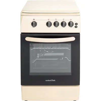 NobeLTek Aragaz NobeLTek NLT 5603B/G1, gaz, 50 cm, bej