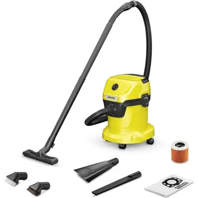 Aspirator umed-scat Karcher WD 3 V-15/4/20 Car, 1.628-121.0, Aspirare umeda si uscata, rezervor de…