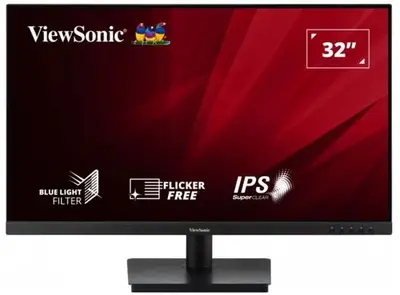 Monitor IPS LED ViewSonic 32inch VA3209-2K-MHD, QHD (2560 x 1440), HDMI, DisplayPort, AMD FreeSync…