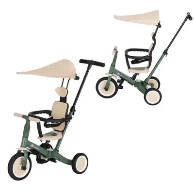Tricicleta, Petite&Mars, Turbo Plus, 5 in 1, Multifunctionala, Vehicul de impins, Bicicleta cu/fara…