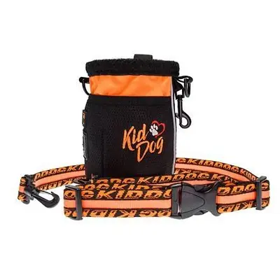 KidDog Gentuta Multifunctionala pentru Recompense, cu Pungi Igienice, 17x11 cm, Portocaliu Neon…