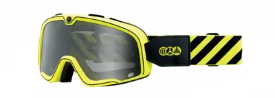 Ochelari cross atv 100% Barstow Arsenale, lentila fumurie, culoare rama galben