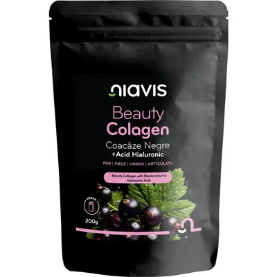 Beauty Colagen cu Coacaze Negre si Acid Hialuronic 200g
