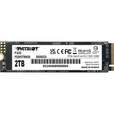 Patriot SSD Patriot P320 2TB, PCI Express 3.0 x4, M.2 2280